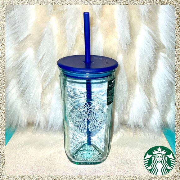 Starbucks Other - 💜 ♻️ 2025 Starbucks Purple/Blue Recycled Glass 16oz Cold Cup NWT